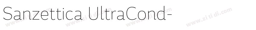 Sanzettica UltraCond字体转换